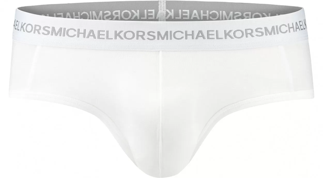 Mens Michael Kors Stretch Factor Basic Logo Brief (3 Pack)