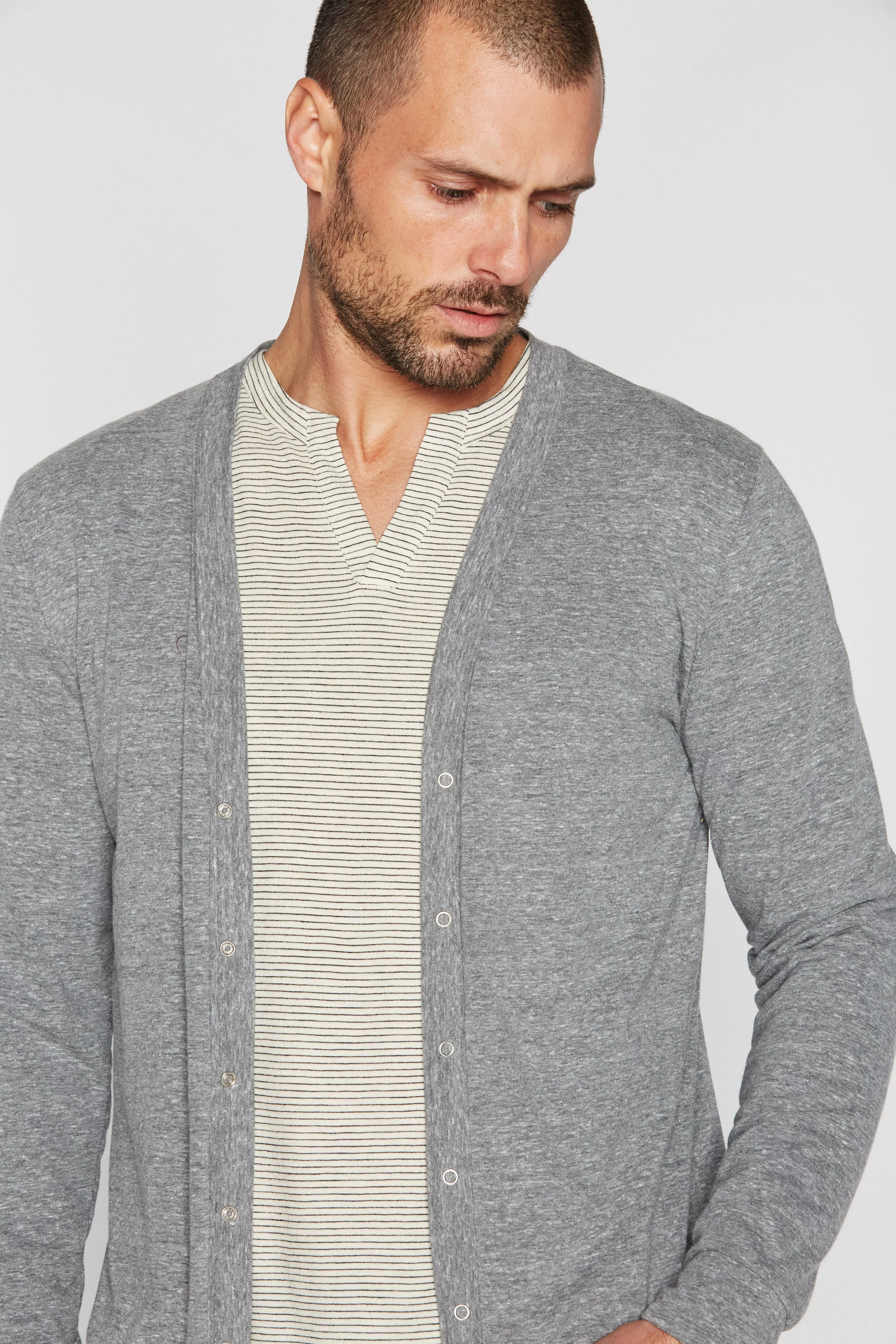 Men's Tri-Blend Cardigan Sweater