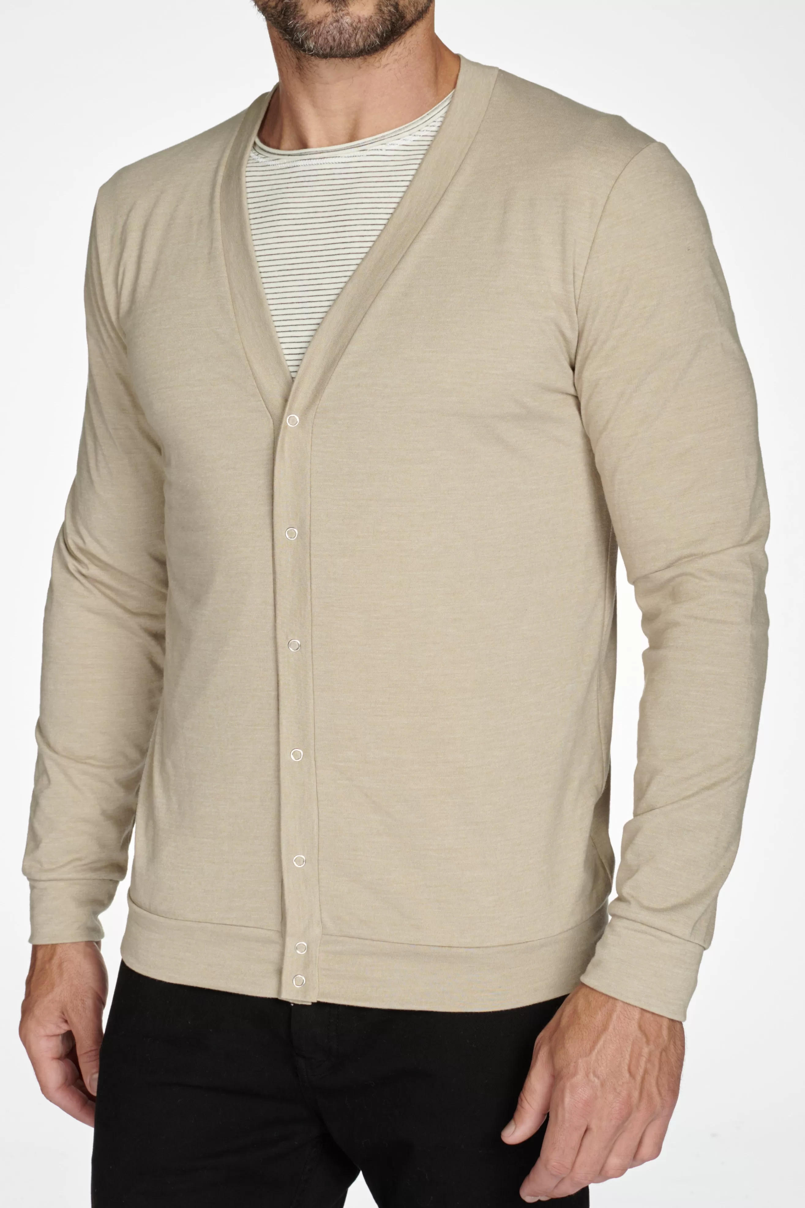 Men's Tri-Blend Cardigan Sweater