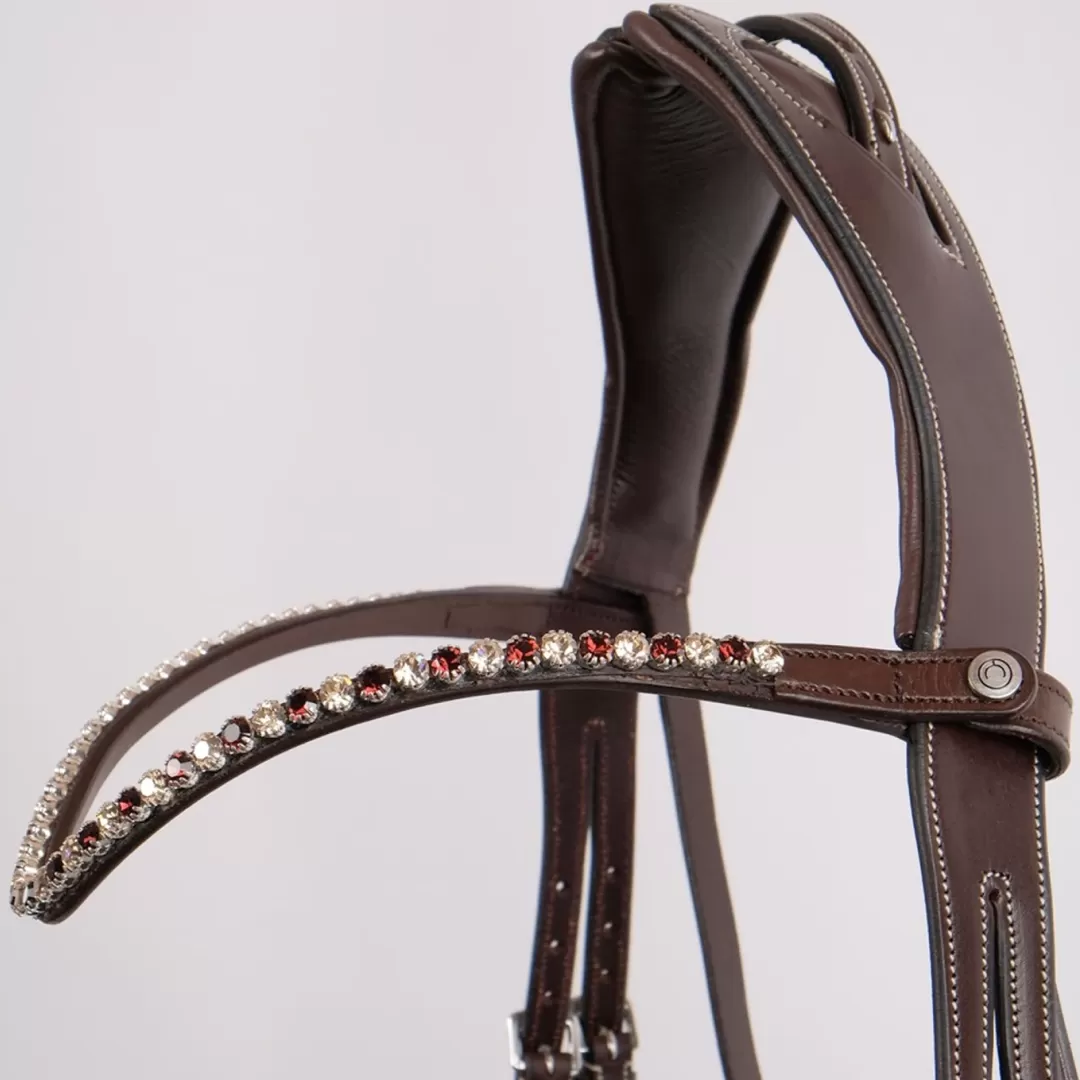 Montar Plum and Honey Crystal Browband