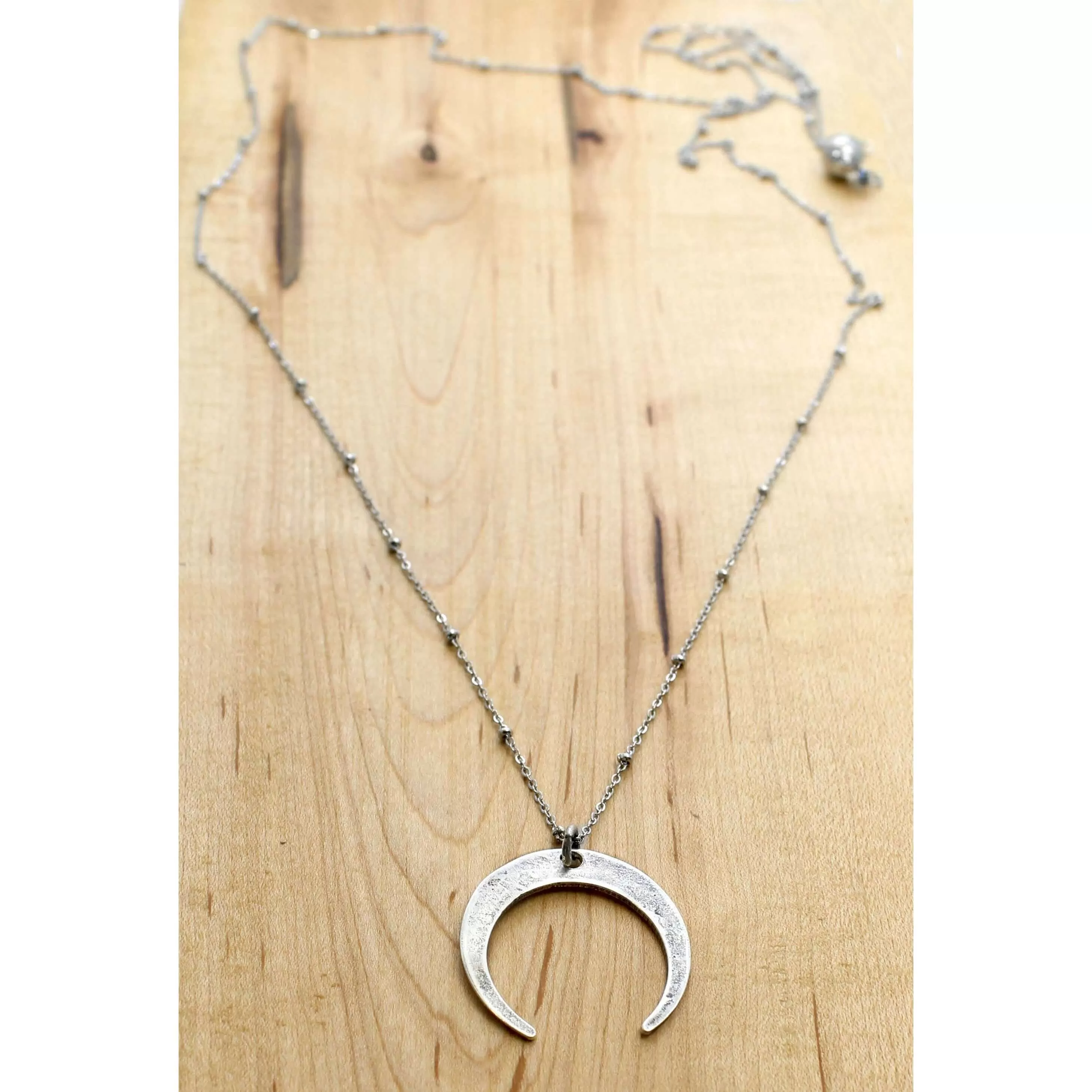 Moon Long Layered Necklace