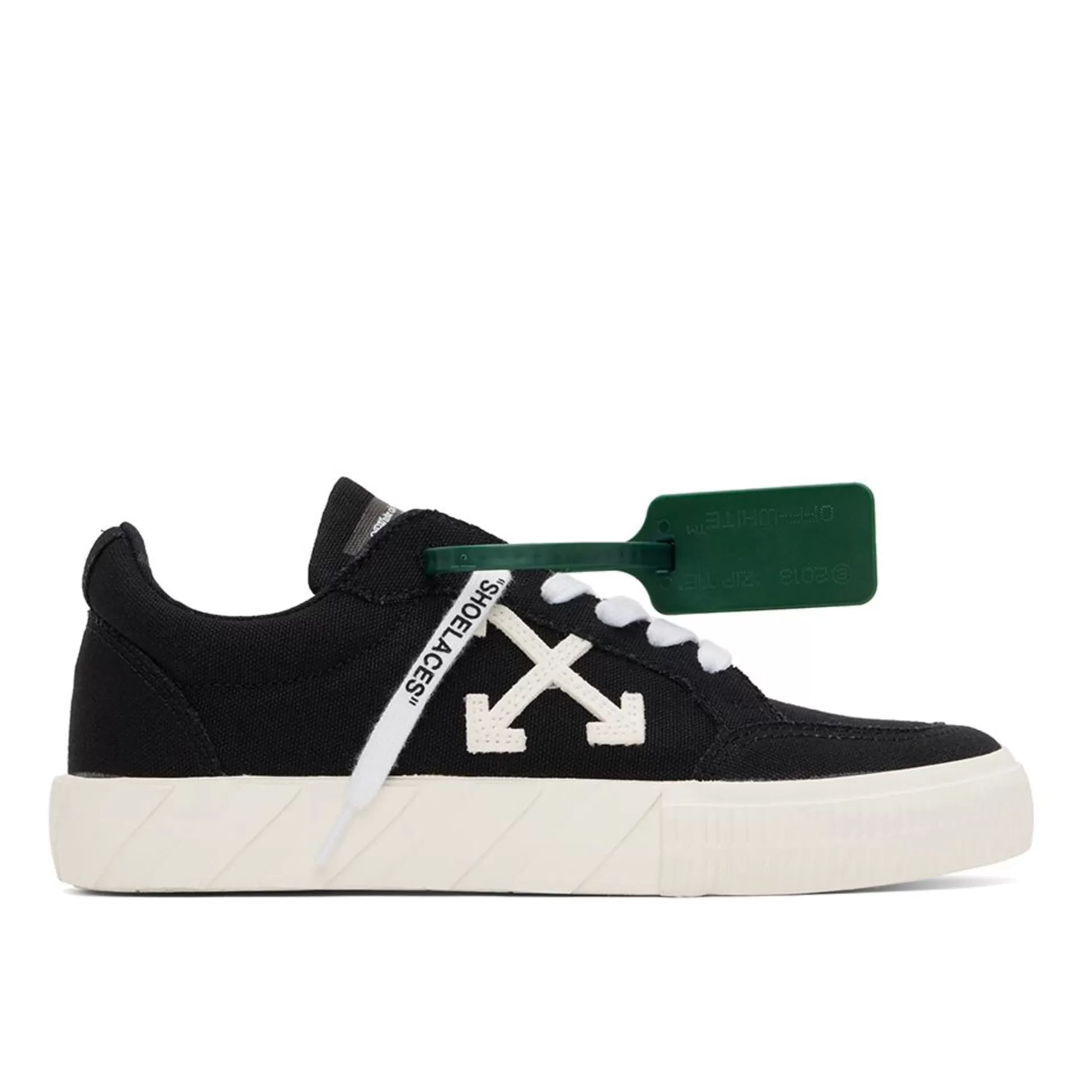 Off-White Low Vulcanized Canvas Sneakers Black