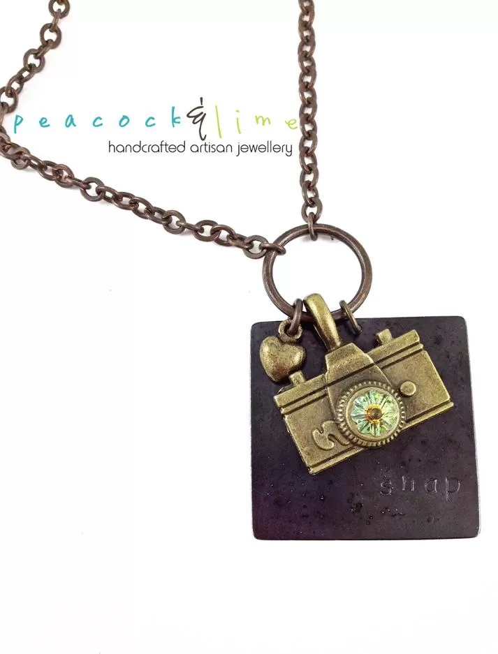 oh snap! camera photography necklace