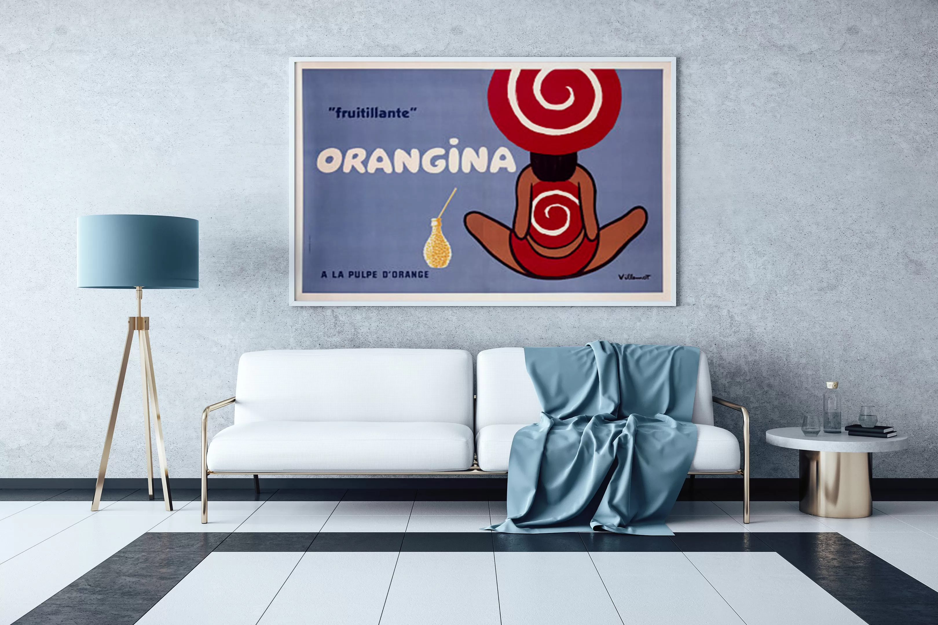 Orangina Fruitillante Print