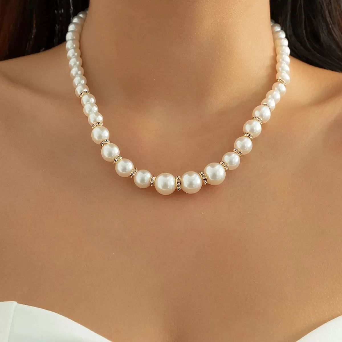 Pearl Layered Elegance Necklace