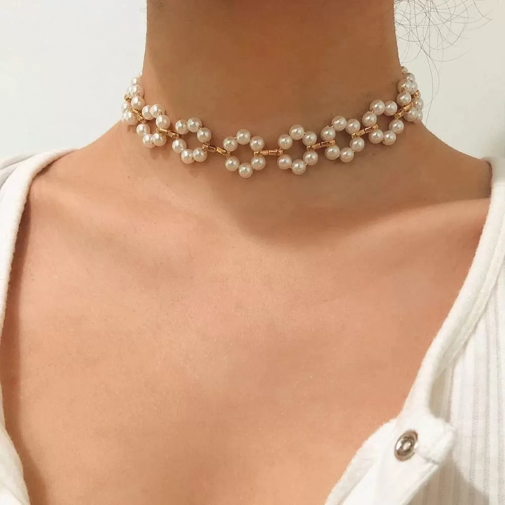 Pearl Layered Elegance Necklace