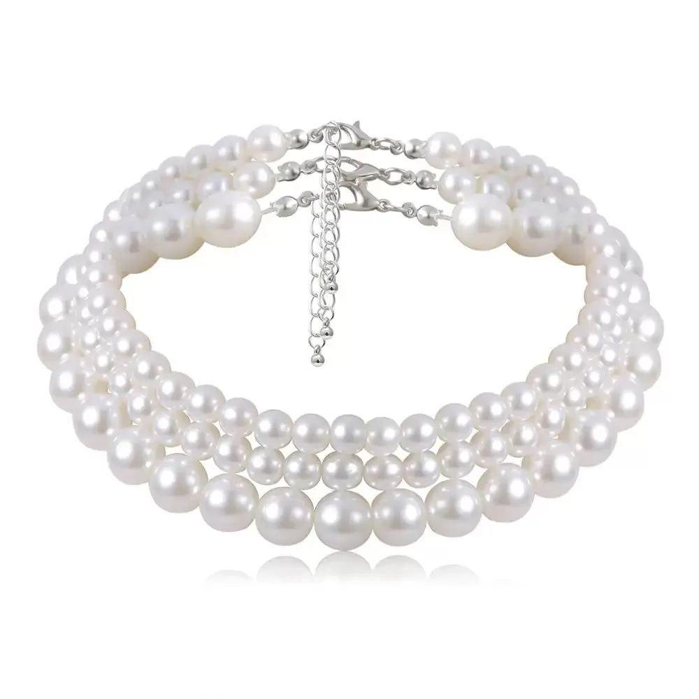 Pearl Layered Elegance Necklace