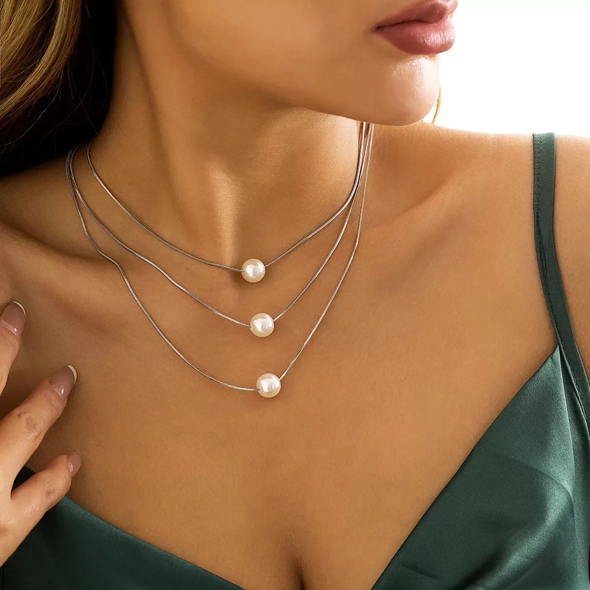 Pearl Layered Elegance Necklace