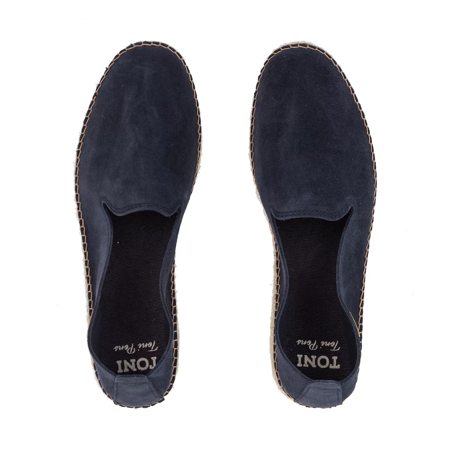 Plain Suede Leather Espadrilles for Men - Dan-SE