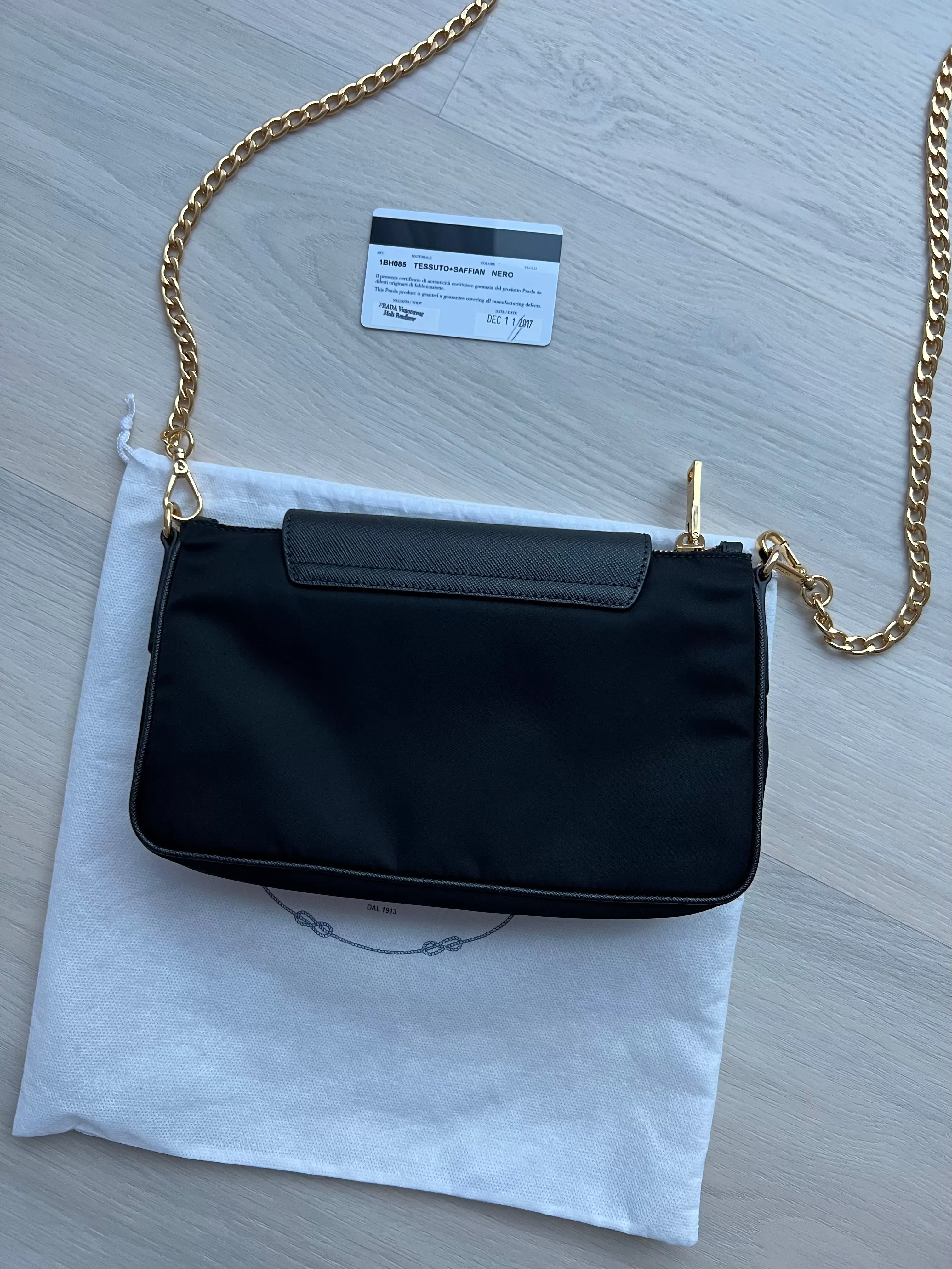 Prada Nylon Leather Crossbody