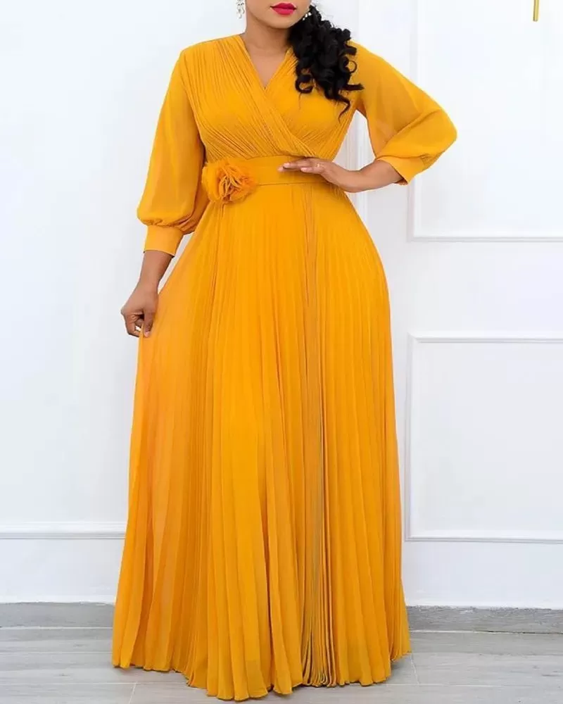 Radiant Summer Styles: Plus Size African Dresses in Vibrant Yellow