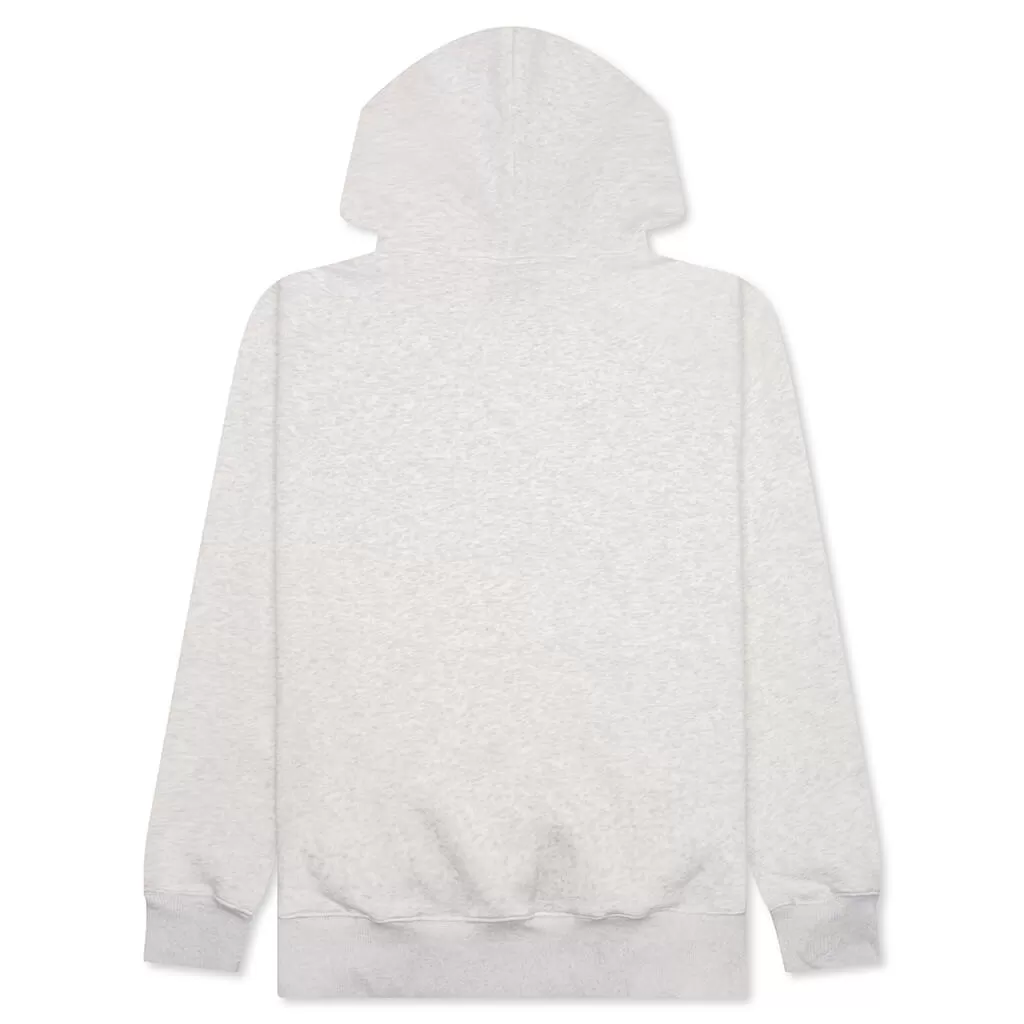 Rhinestone Impact Hoodie - Light Heather Grey