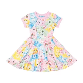 ROCK YOUR KID SHARING IS CARING WAISTED DRESS