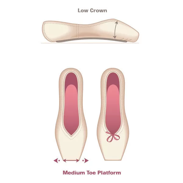 RP Almaz V Cut pointe shoes FM