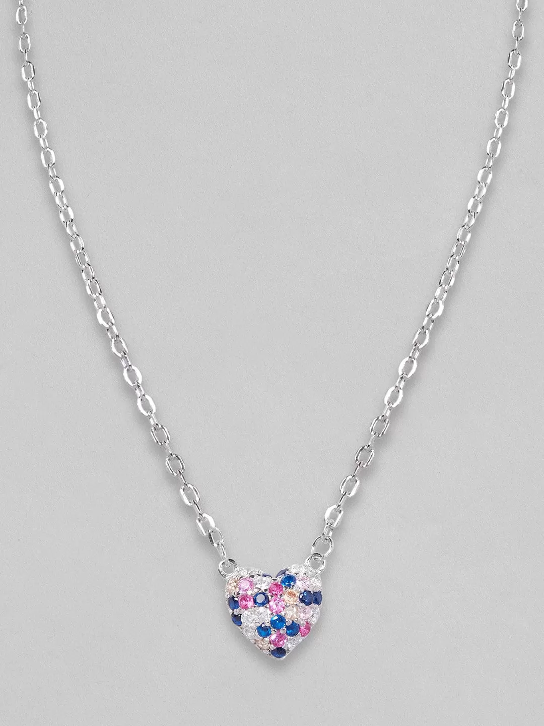 Rubans 925 Silver The Heart Holds Multiple Colours - Necklace