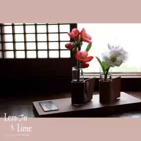 Shell Flower Vase【Horween】シェルコードバンの一輪挿し