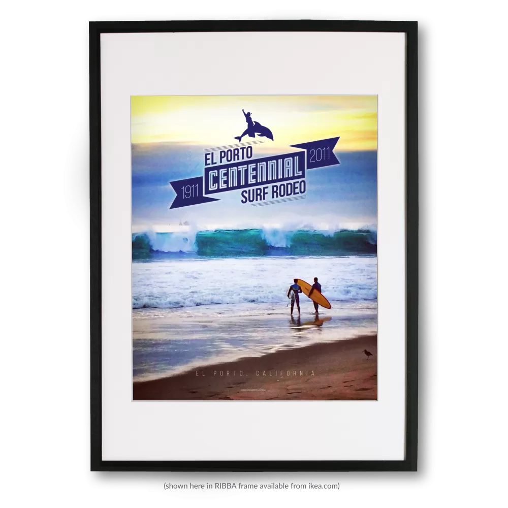 Surf Rodeo art poster