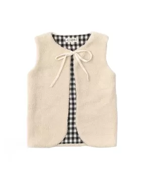 Thea Reversible Vest - Gingham