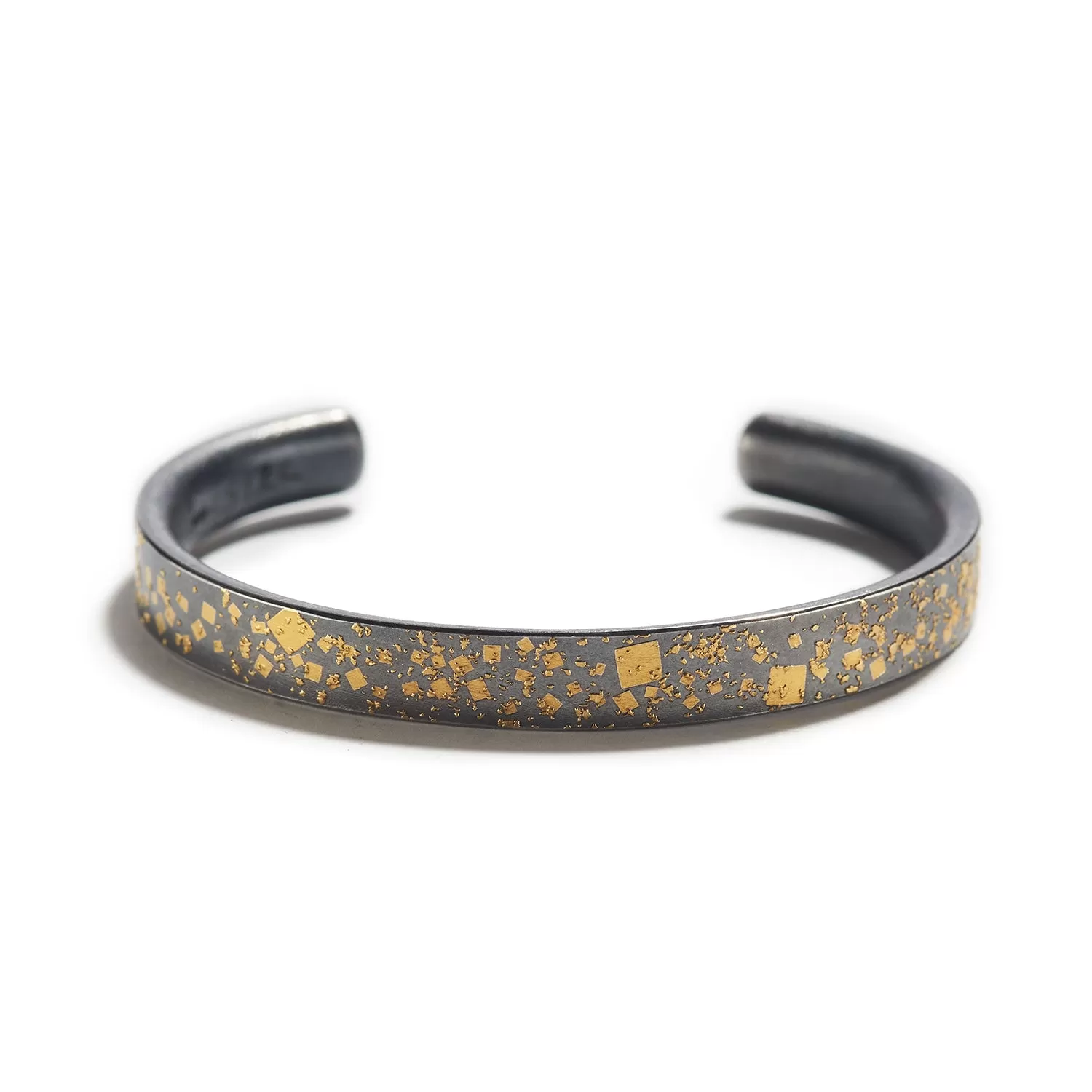 Thin Gold & Silver Cuff Bracelet