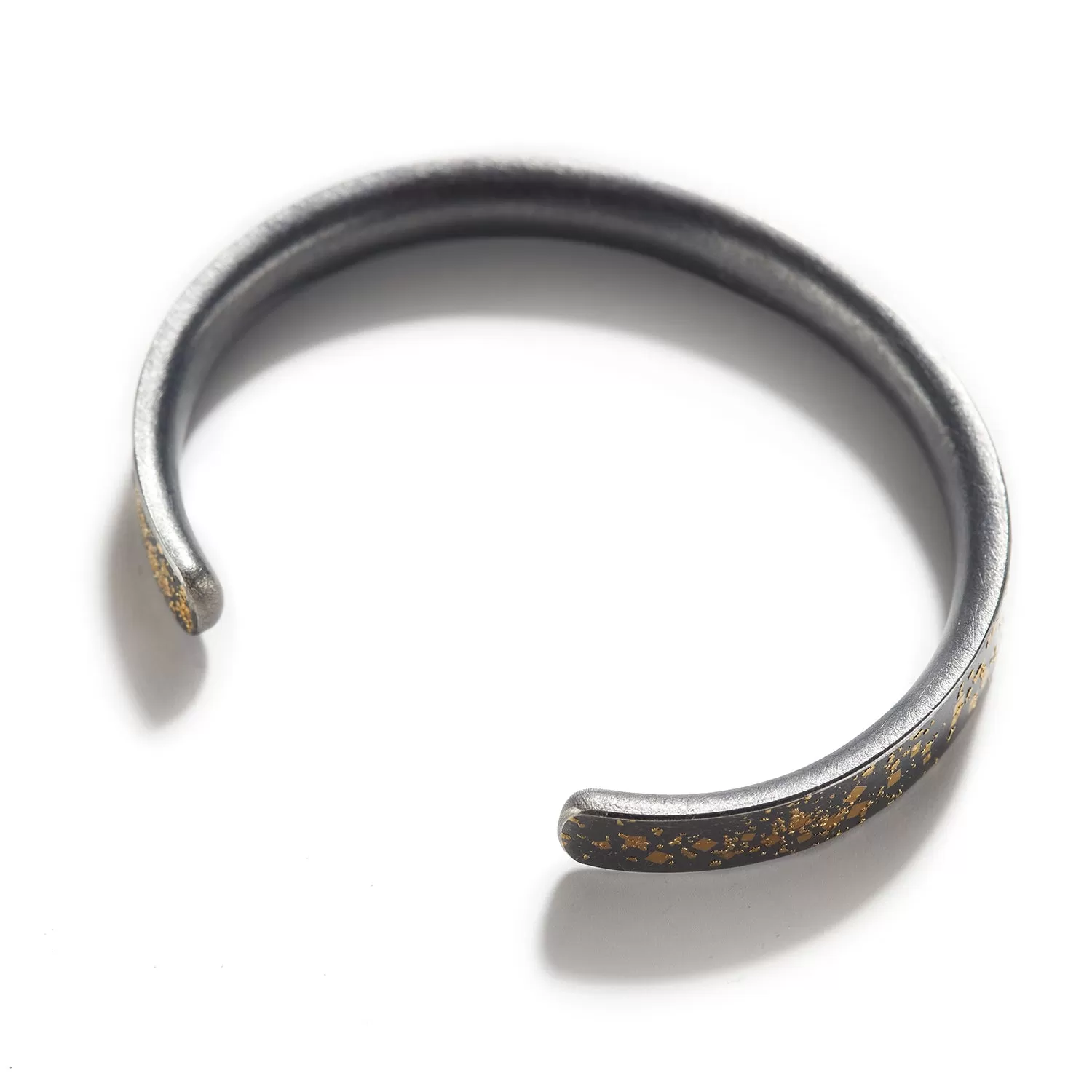 Thin Gold & Silver Cuff Bracelet