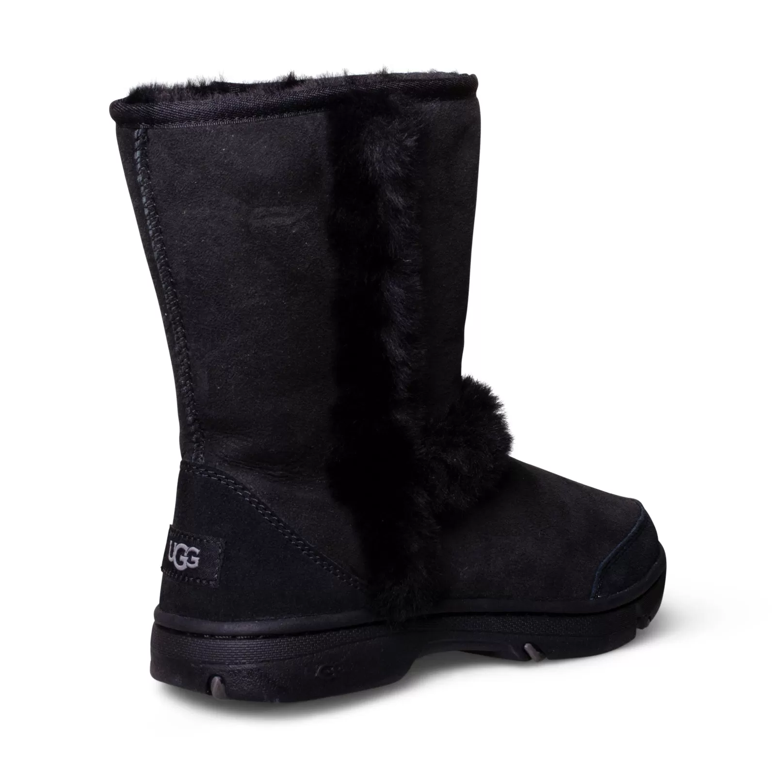 UGG Sunburst Short Black Boots - Women's