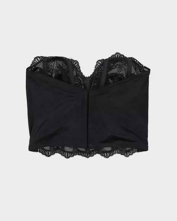 Victoria's Secret Black Lace Corset - 36B