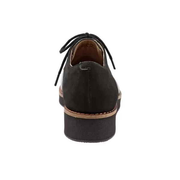 Willis 006 Black Leather /Nubuck Oxford Lace Up Shoes