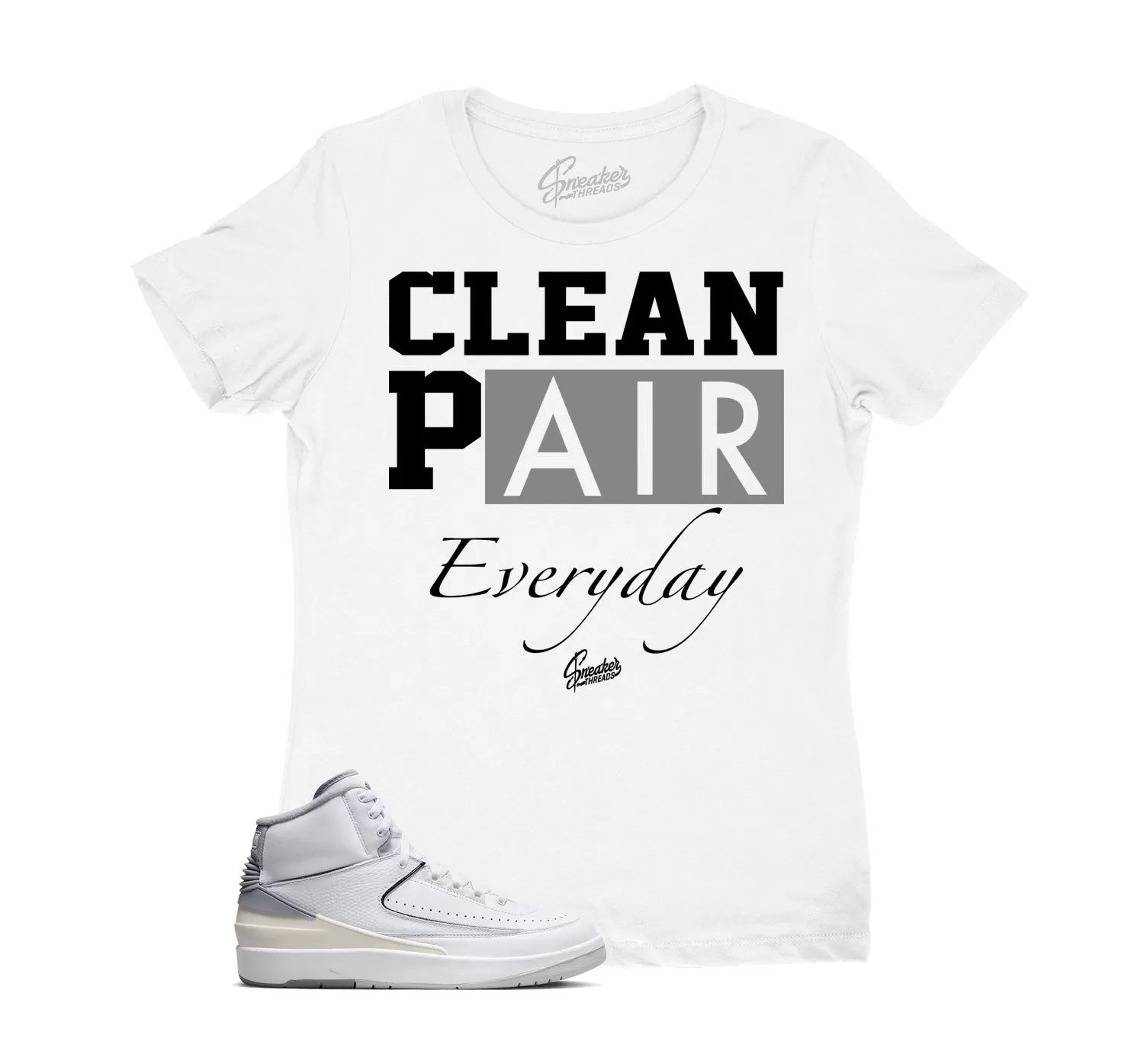 Womens - Cement Grey 2 Clean Pair Shirt