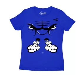 Womens - Racer Blue 5 Bullface Sneaker tee